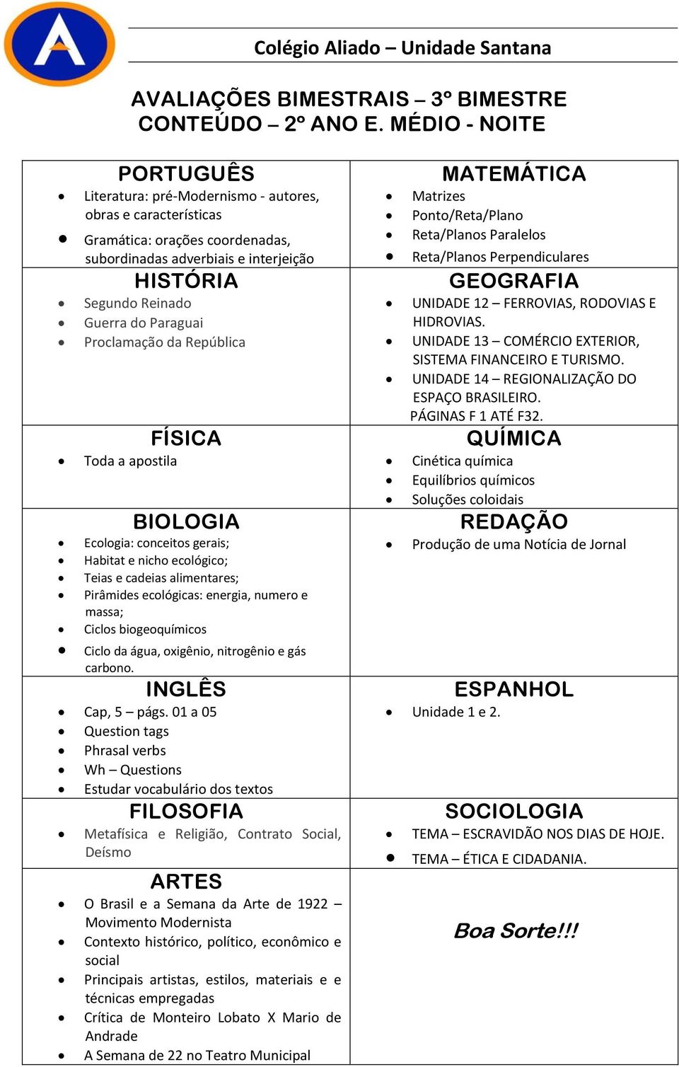 República Toda a apostila Ecologia: conceitos gerais; Habitat e nicho ecológico; Teias e cadeias alimentares; Pirâmides ecológicas: energia, numero e massa; Ciclos biogeoquímicos Ciclo da água,