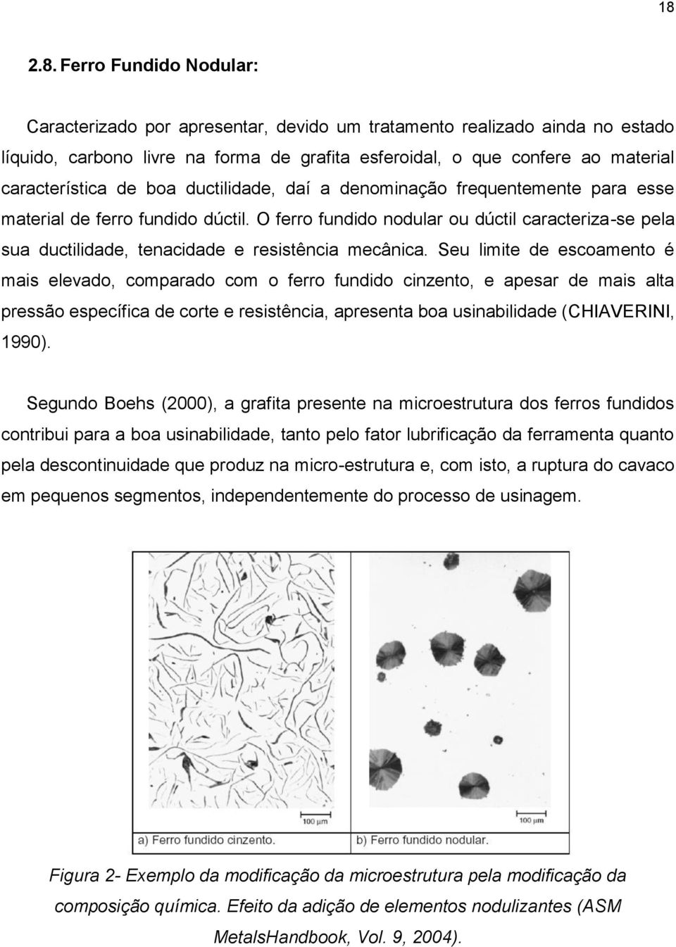 O ferro fundido nodular ou dúctil caracteriza-se pela sua ductilidade, tenacidade e resistência mecânica.