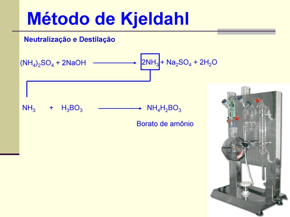 2NH 3 + Na 2 SO 4 + 2H 2 O NH 3 + H