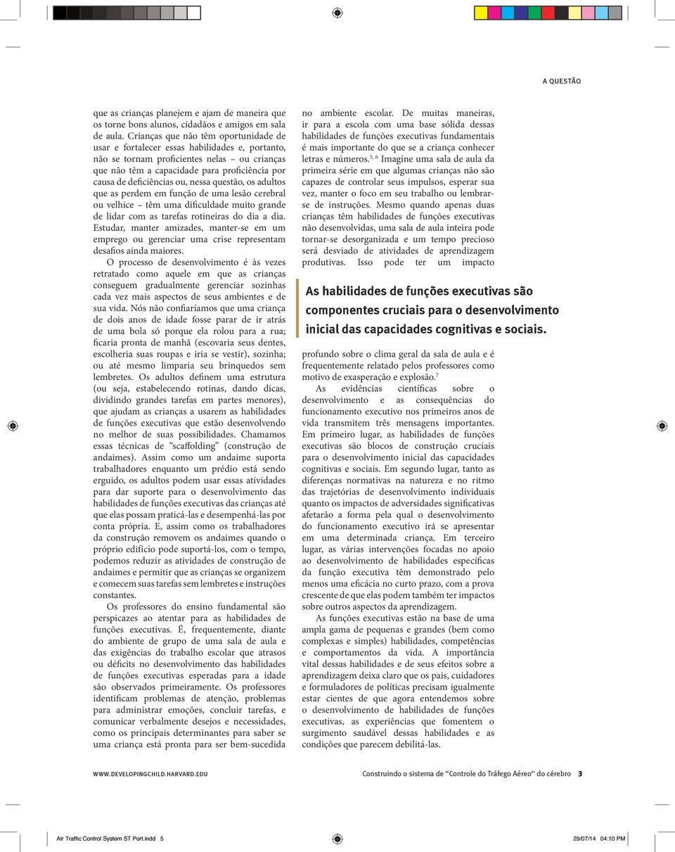 ou, nessa questão, os adultos que as perdem em função de uma lesão cerebral ou velhice têm uma dificuldade muito grande de lidar com as tarefas rotineiras do dia a dia.