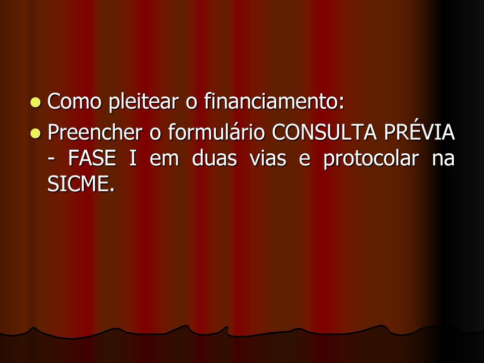 formulário CONSULTA PRÉVIA -