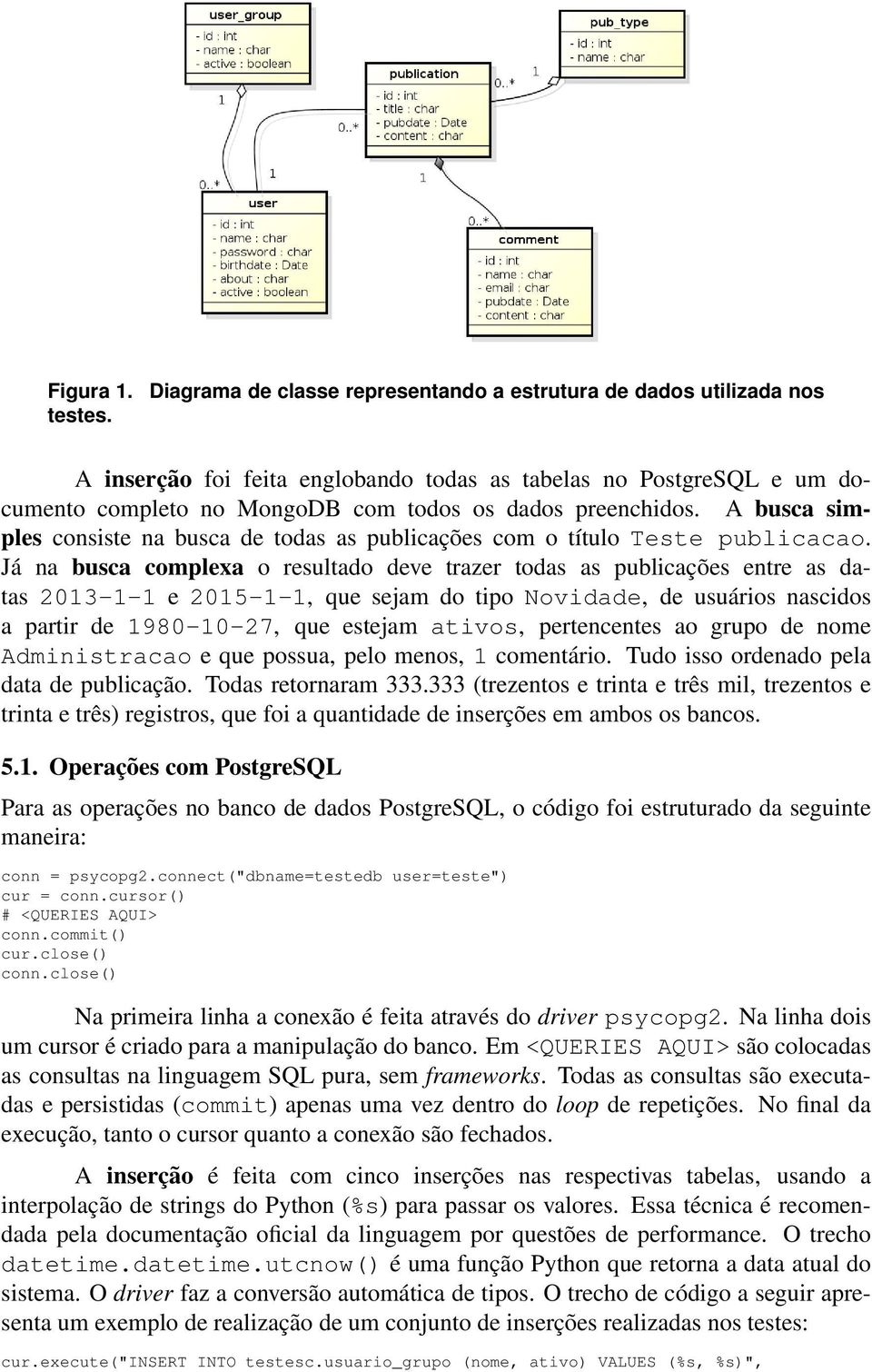 A busca simples consiste na busca de todas as publicações com o título Teste publicacao.