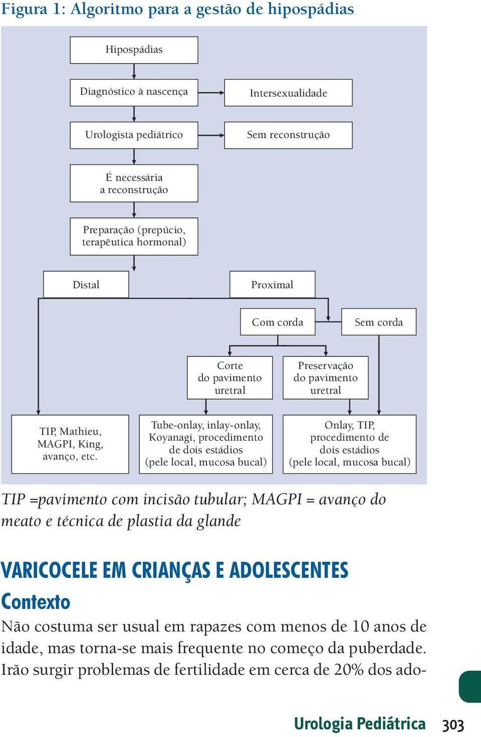 Tube-onlay, inlay-onlay, Koyanagi, procedimento de dois estádios (pele local, mucosa bucal) Onlay, TIP, procedimento de dois estádios (pele local, mucosa bucal) TIP =pavimento com incisão tubular;