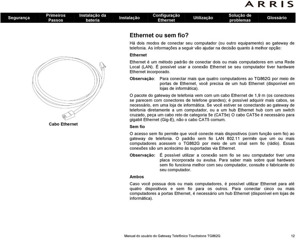 É possível usar a conexão se seu computador tiver hardware incorporado.