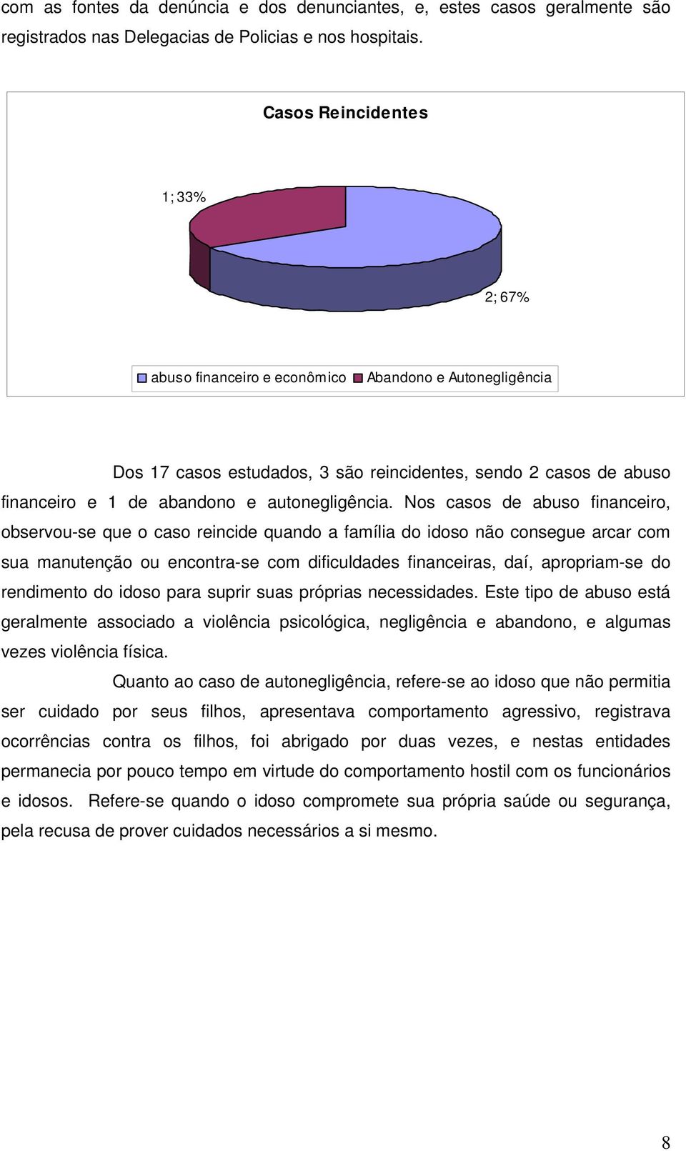 autonegligência.