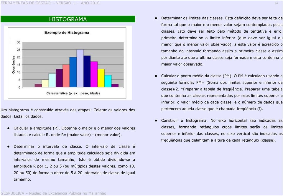 formando assim a primeira classe e assim por diante até que a última classe seja formada e esta contenha o maior valor observado.