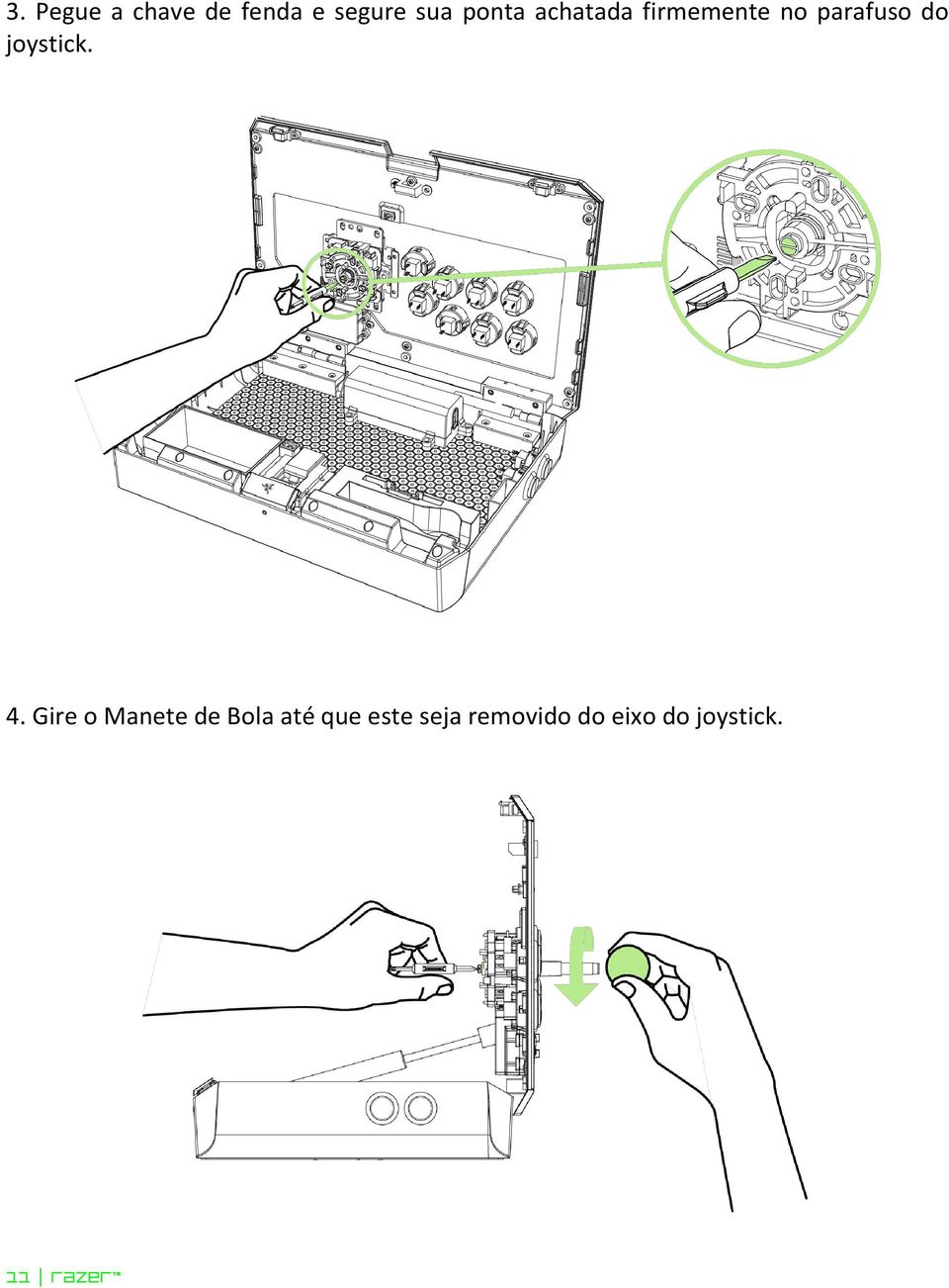 joystick. 4.