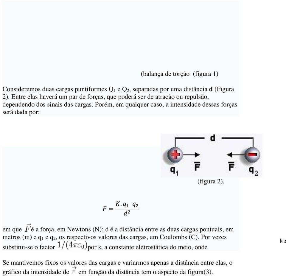 Porém, em qualquer caso, a intensidade dessas forças será dada por: (figura 2).