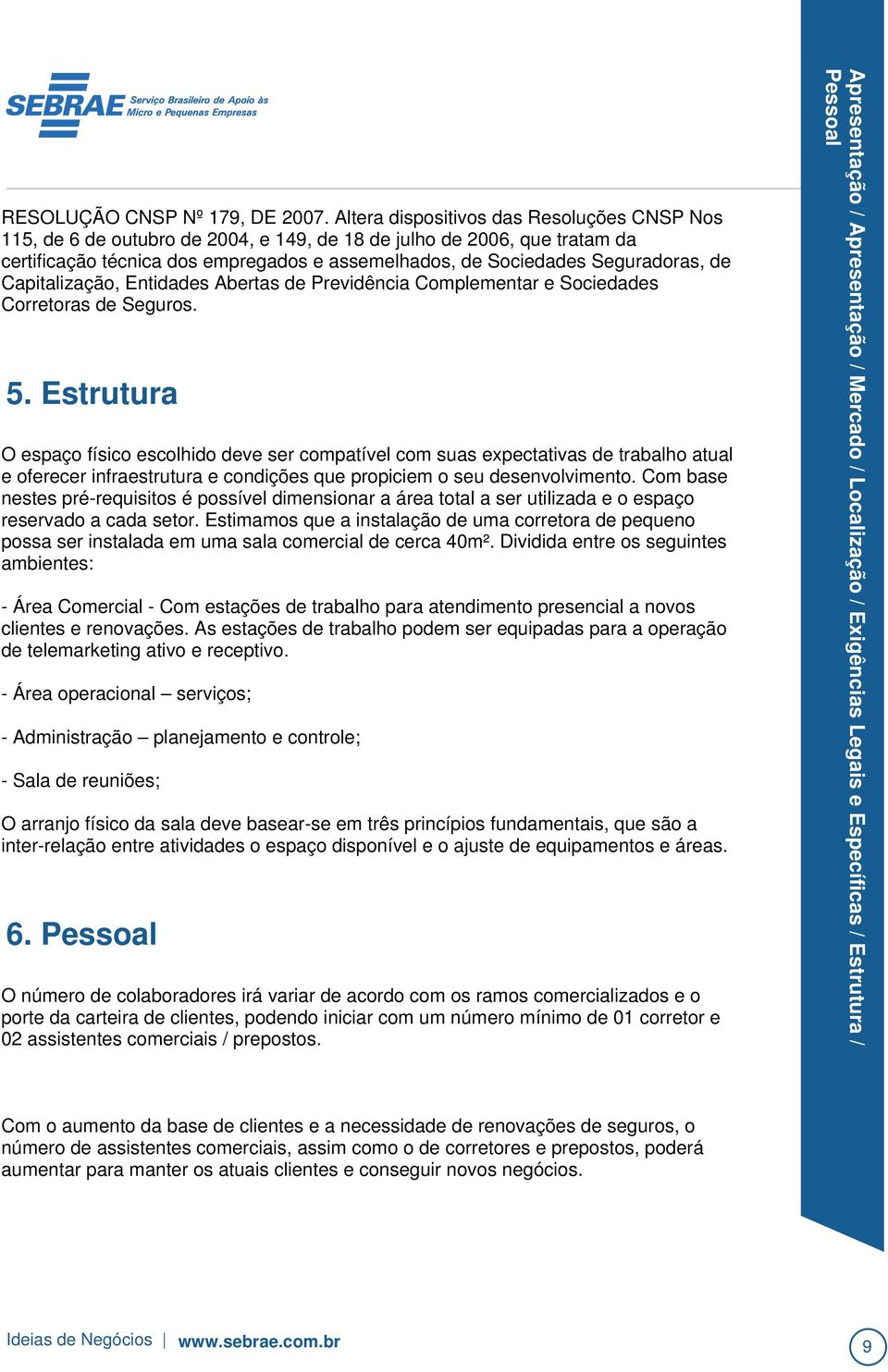 Estimamos que a instalação de uma corretora de pequeno possa ser instalada em uma sala comercial de cerca 40m².