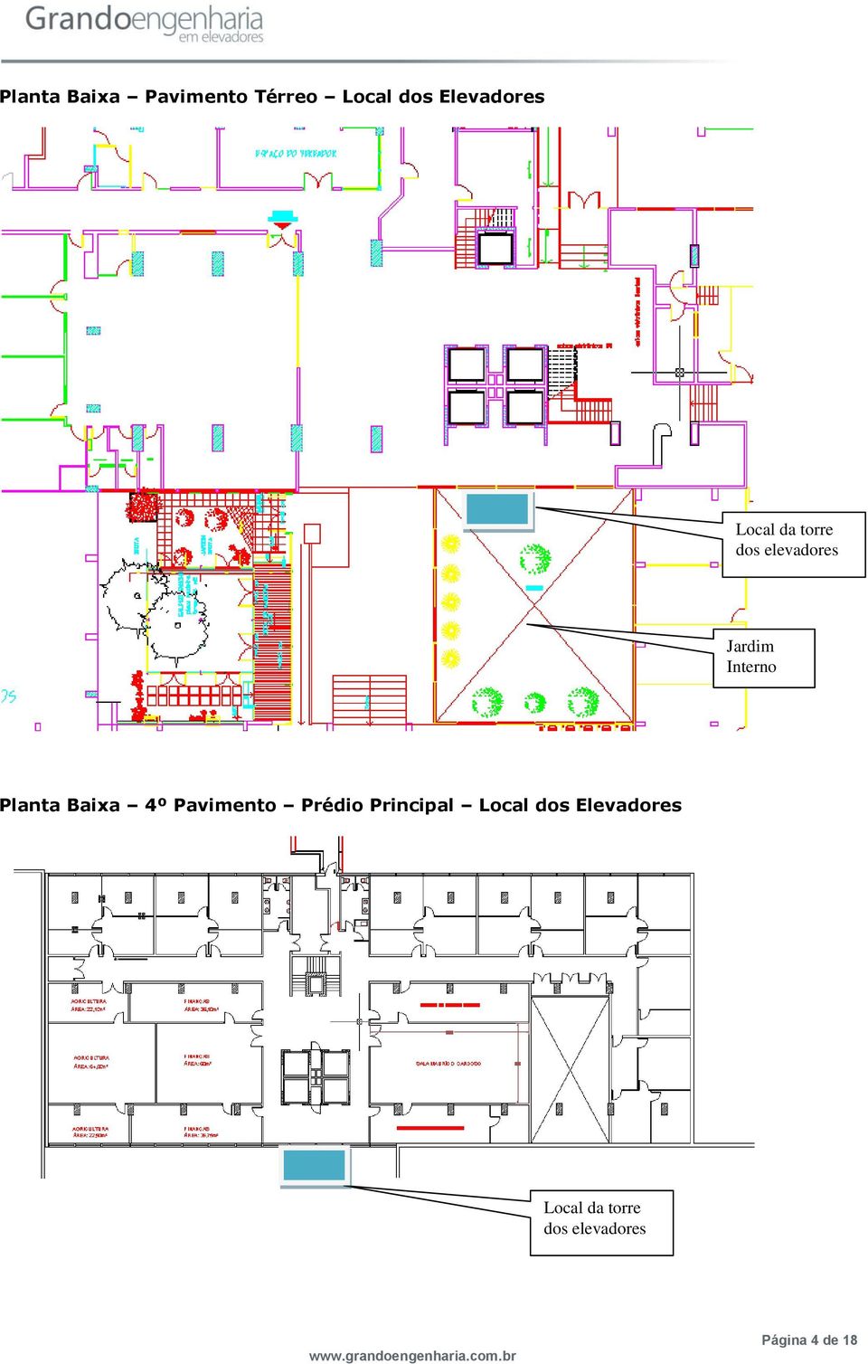 Planta Baixa 4º Pavimento Prédio Principal Local