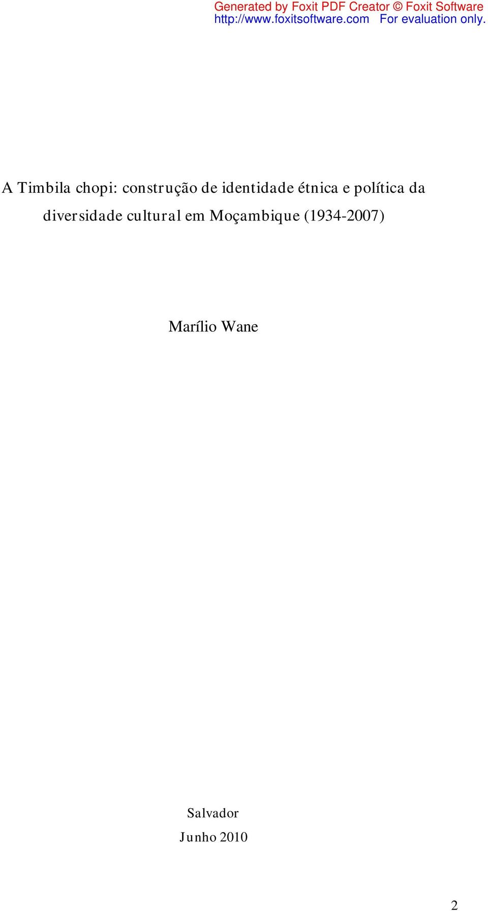 diversidade cultural em Moçambique