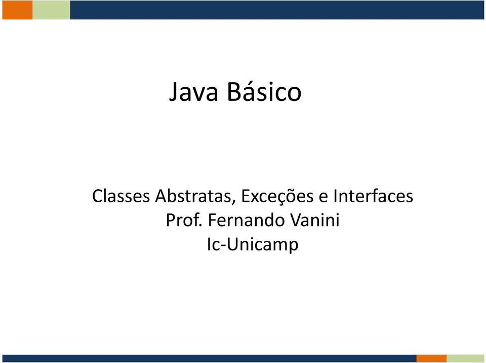 Interfaces Prof.