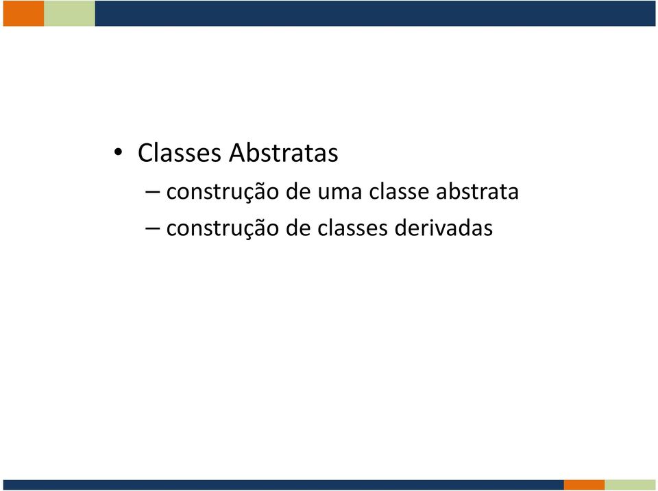 classe abstrata