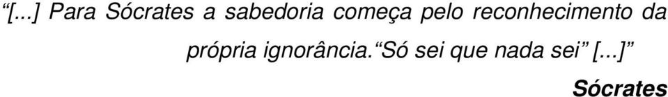 reconhecimento da própria