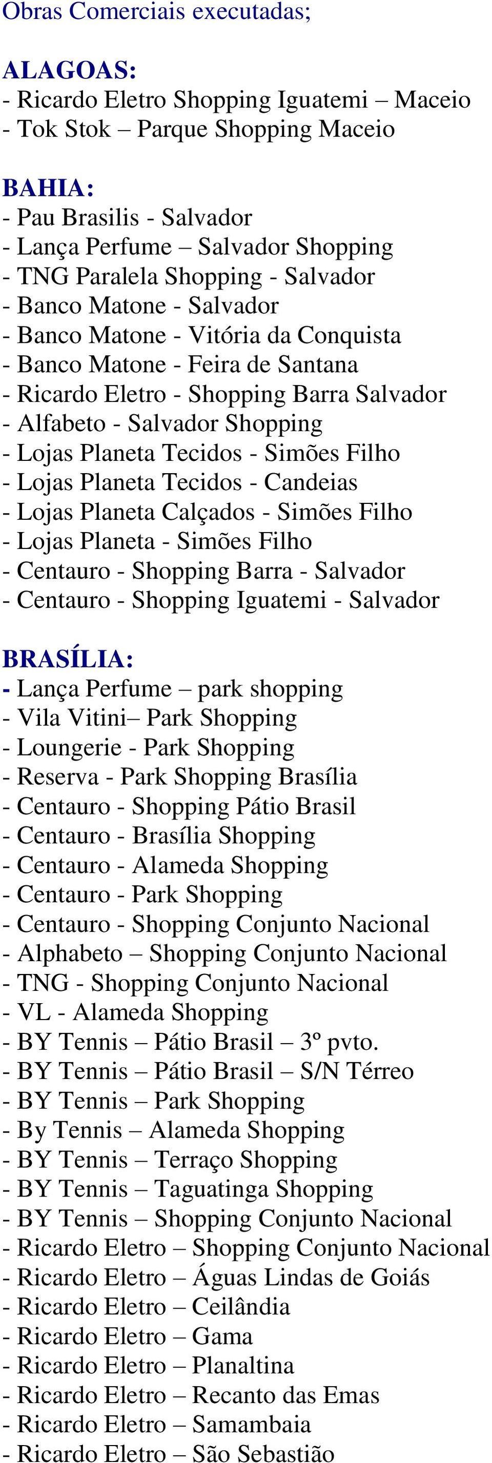 Planeta Tecidos - Simões Filho - Lojas Planeta Tecidos - Candeias - Lojas Planeta Calçados - Simões Filho - Lojas Planeta - Simões Filho - Centauro - Shopping Barra - Salvador - Centauro - Shopping