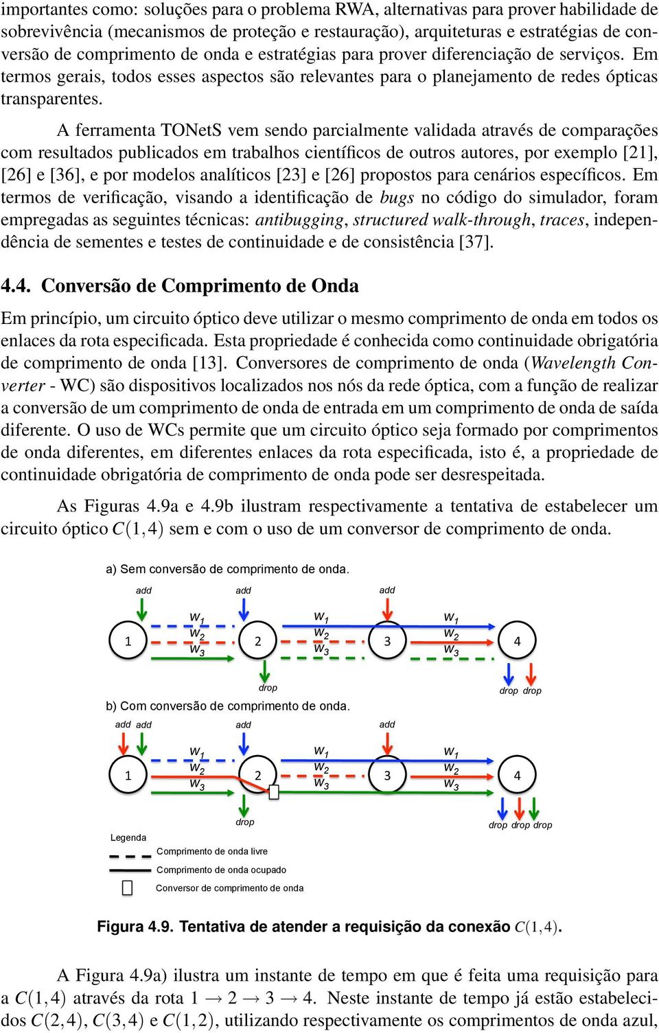 A ferramenta TONetS vem sendo parcialmente validada através de comparações com resultados publicados em trabalhos científicos de outros autores, por exemplo [2], [26] e [36], e por modelos analíticos