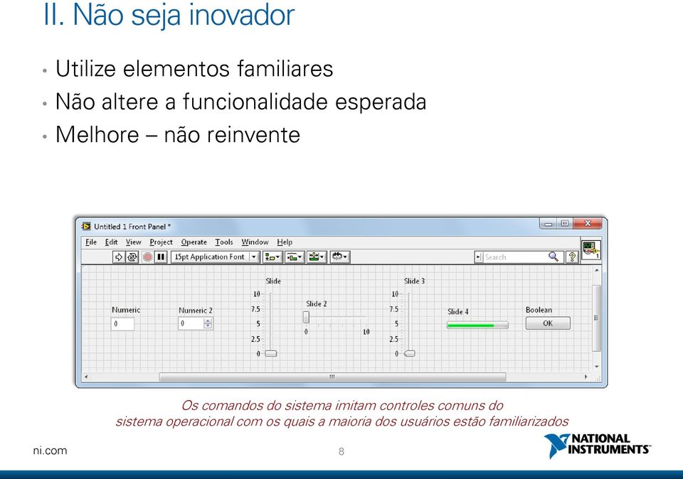 comandos do sistema imitam controles comuns do sistema