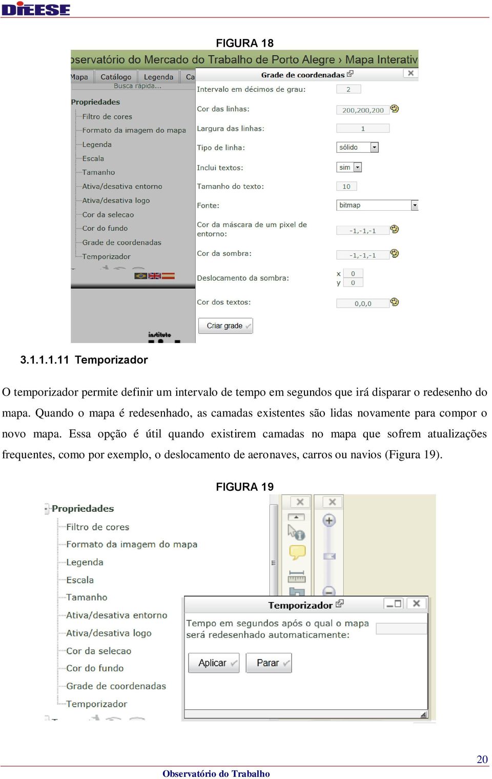 disparar o redesenho do mapa.