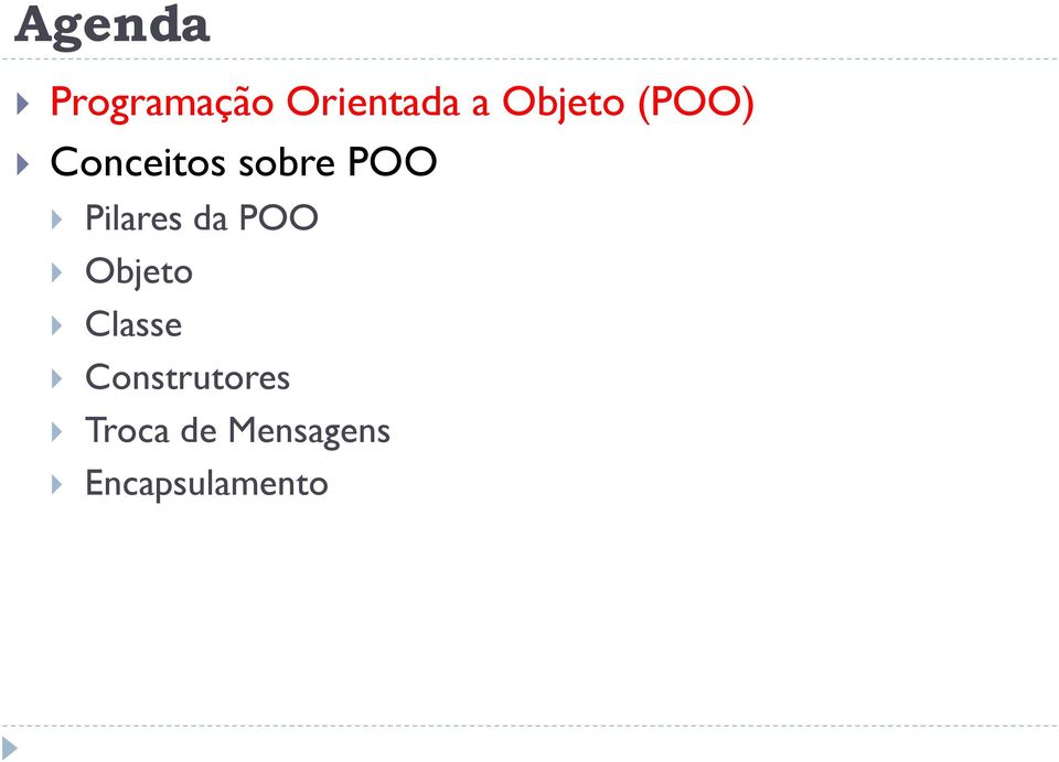 Pilares da POO Objeto Classe