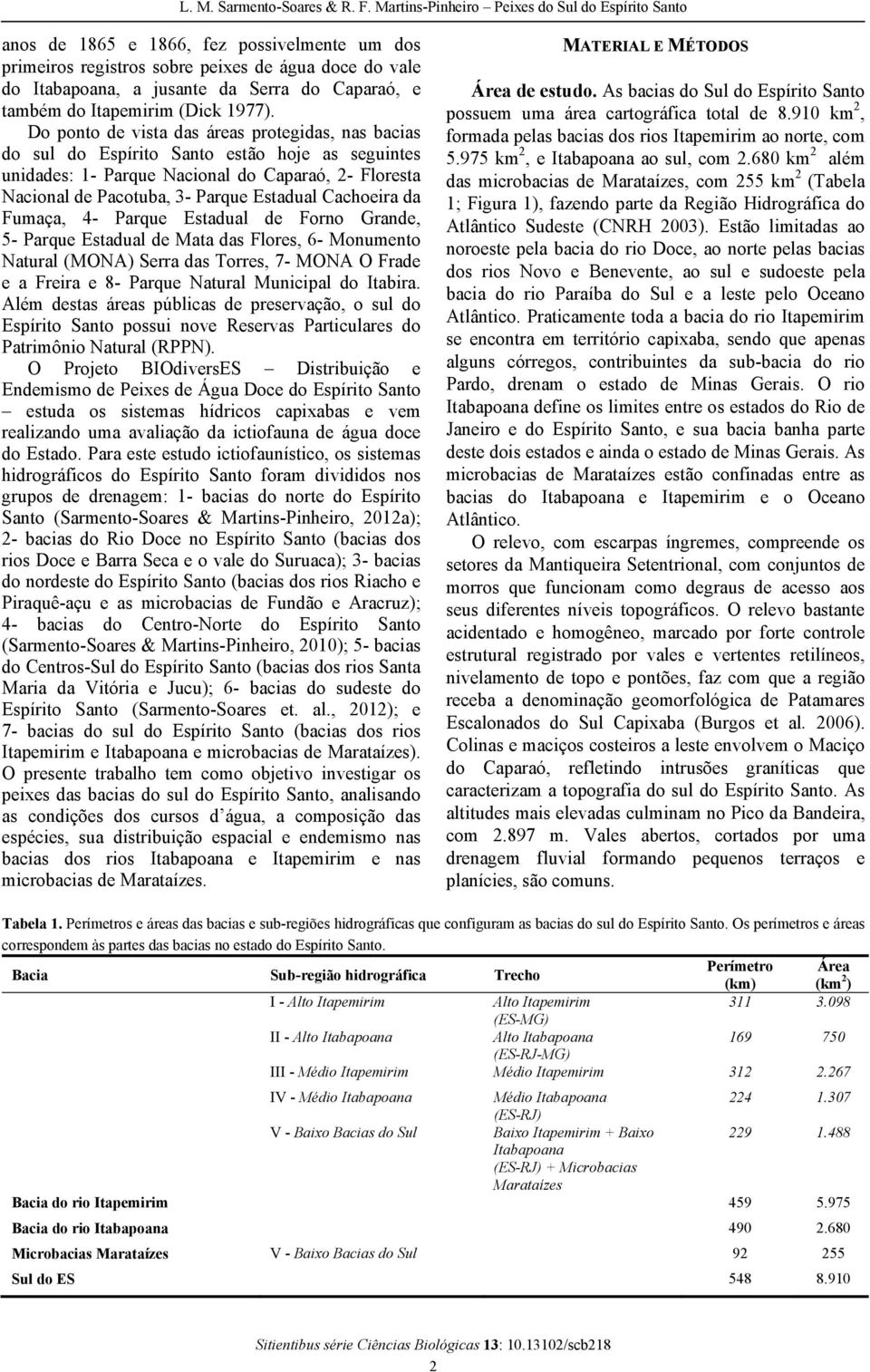 Cachoeira da Fumaça, 4- Parque Estadual de Forno Grande, 5- Parque Estadual de Mata das Flores, 6- Monumento Natural (MONA) Serra das Torres, 7- MONA O Frade e a Freira e 8- Parque Natural Municipal