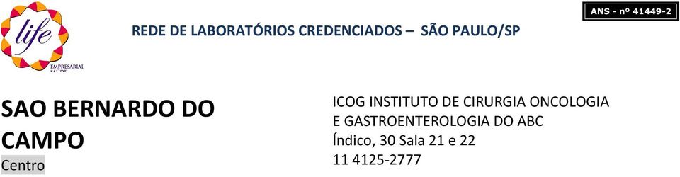 ONCOLOGIA E GASTROENTEROLOGIA