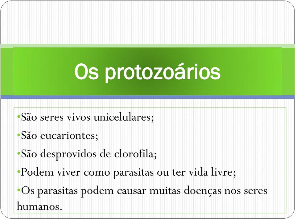 viver como parasitas ou ter vida livre; Os