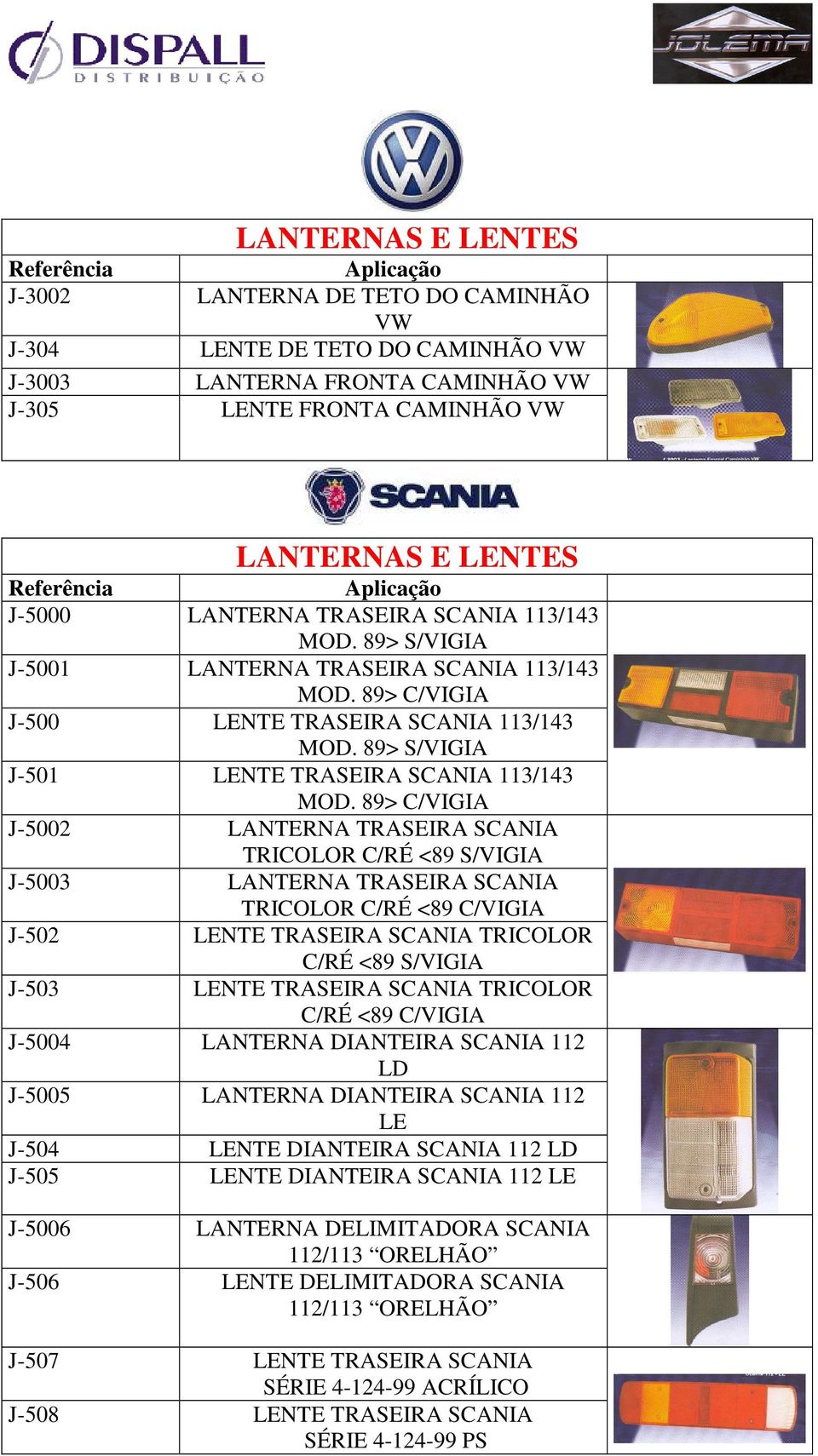 89> C/VIGIA J-5002 LANTERNA TRASEIRA SCANIA TRICOLOR C/RÉ <89 S/VIGIA J-5003 LANTERNA TRASEIRA SCANIA TRICOLOR C/RÉ <89 C/VIGIA J-502 LENTE TRASEIRA SCANIA TRICOLOR C/RÉ <89 S/VIGIA J-503 LENTE