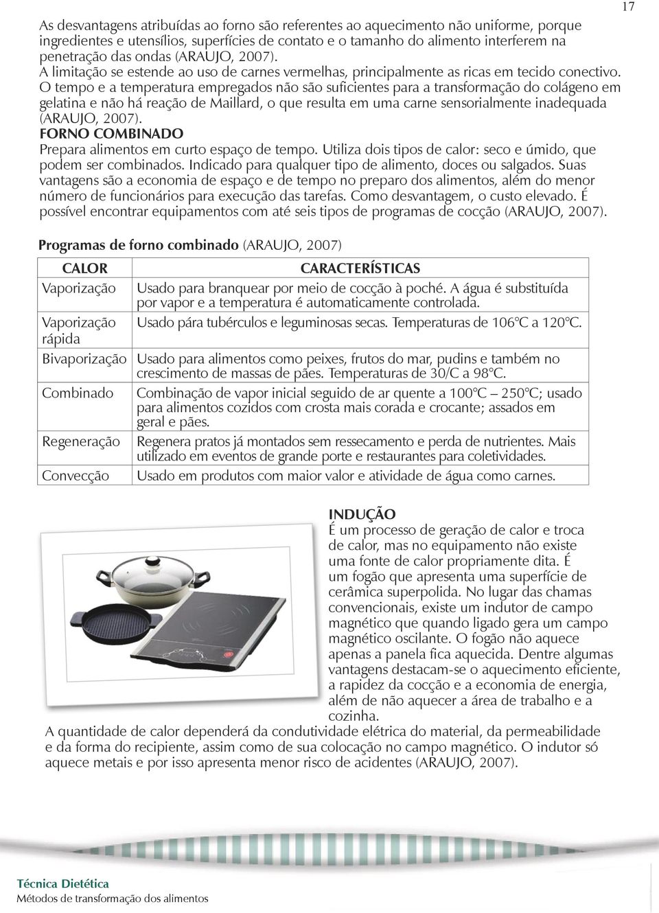 O tempo e a temperatura empregados não são suficientes para a transformação do colágeno em gelatina e não há reação de Maillard, o que resulta em uma carne sensorialmente inadequada (ARAUJO, 2007).