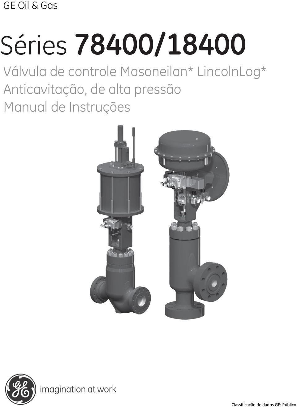 Anticavitação, de alta pressão Manual de