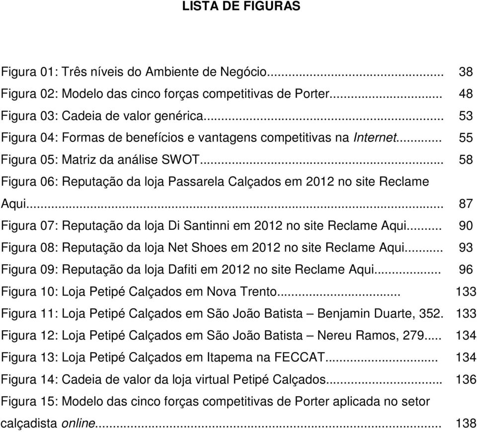 .. 87 Figura 07: Reputação da loja Di Santinni em 2012 no site Reclame Aqui... 90 Figura 08: Reputação da loja Net Shoes em 2012 no site Reclame Aqui.