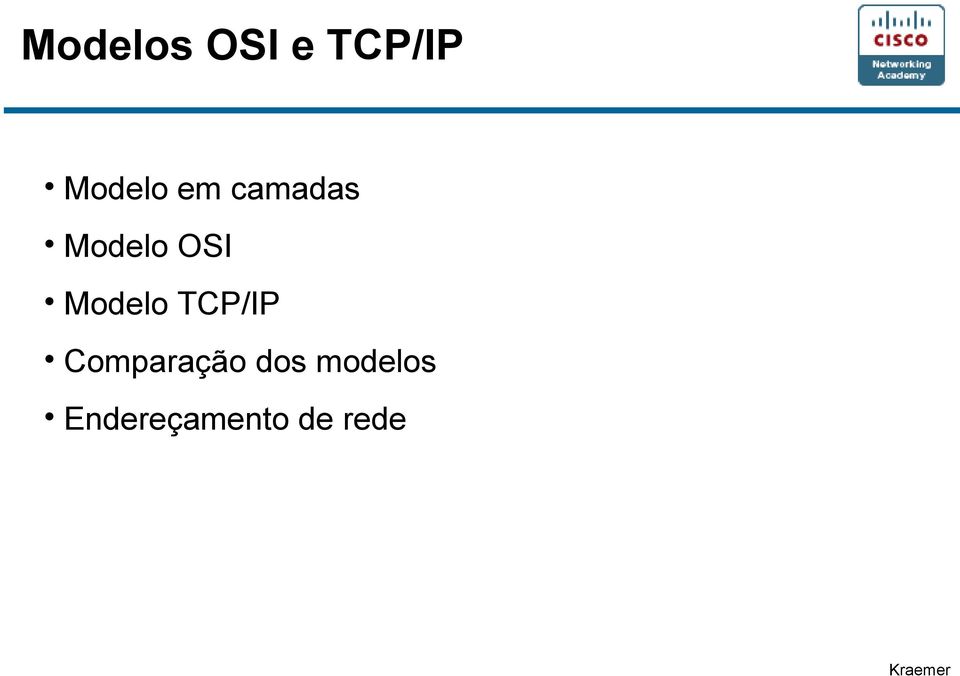 OSI Modelo TCP/IP