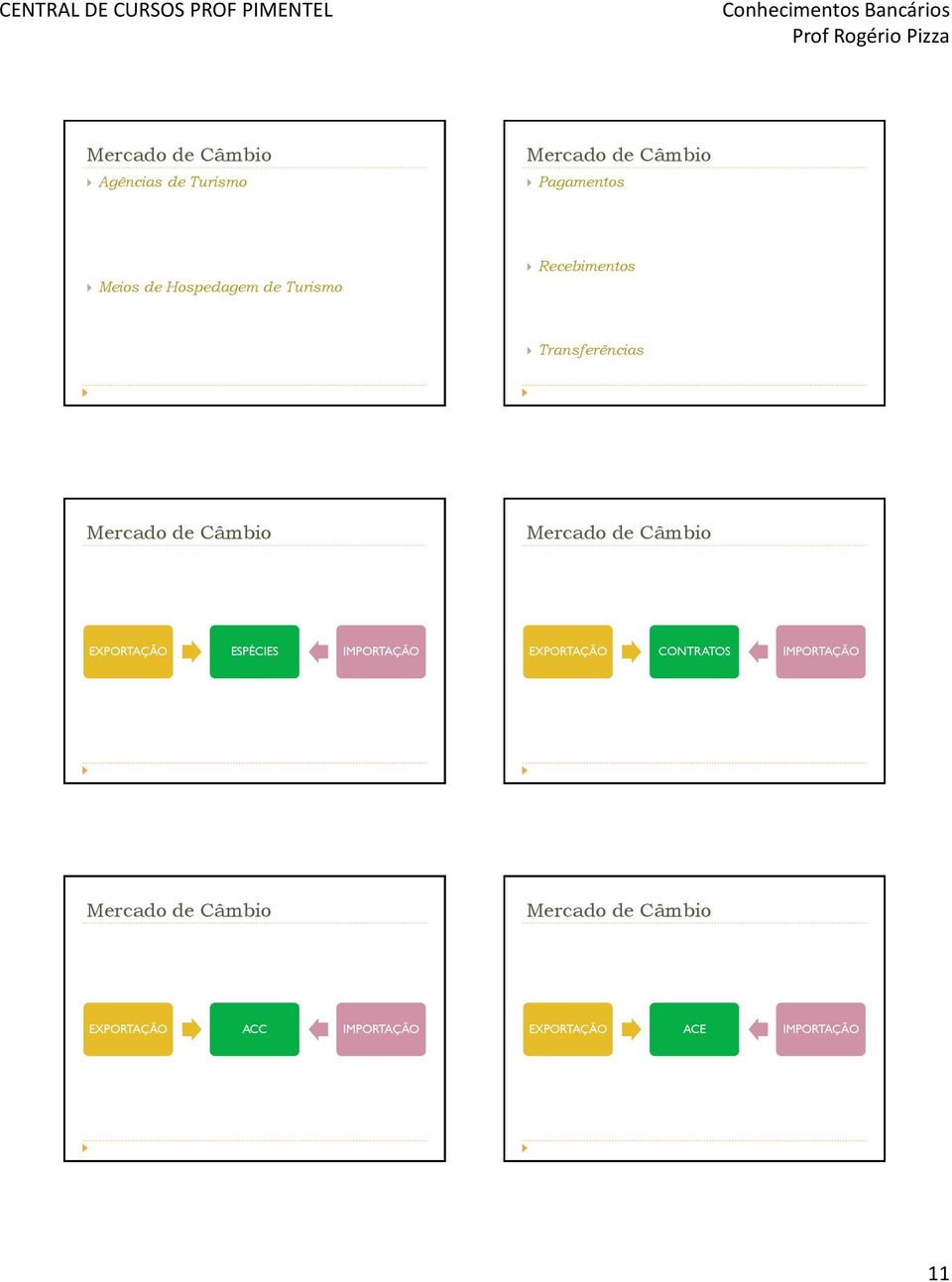 ESPÉCIES IMPORTAÇÃO EXPORTAÇÃO CONTRATOS IMPORTAÇÃO