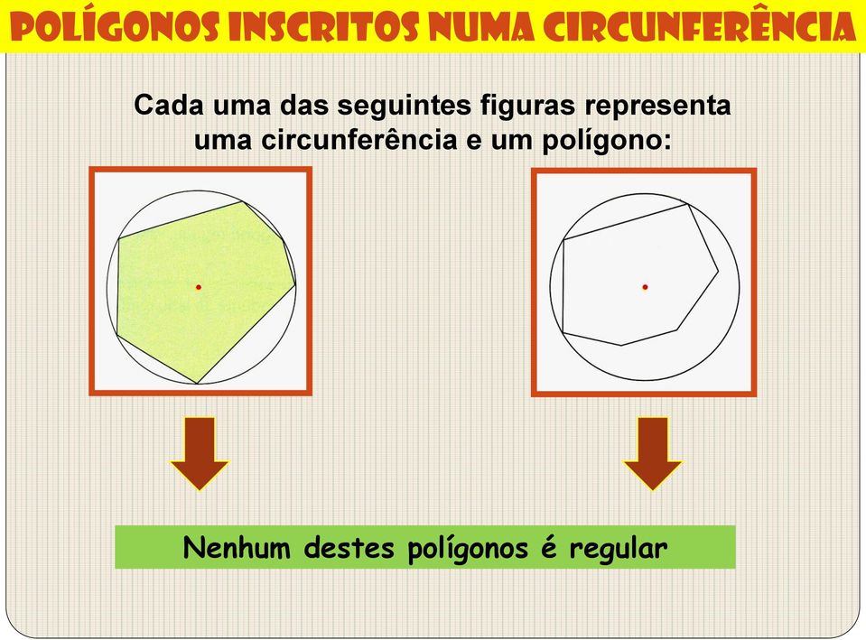 circunferência e um