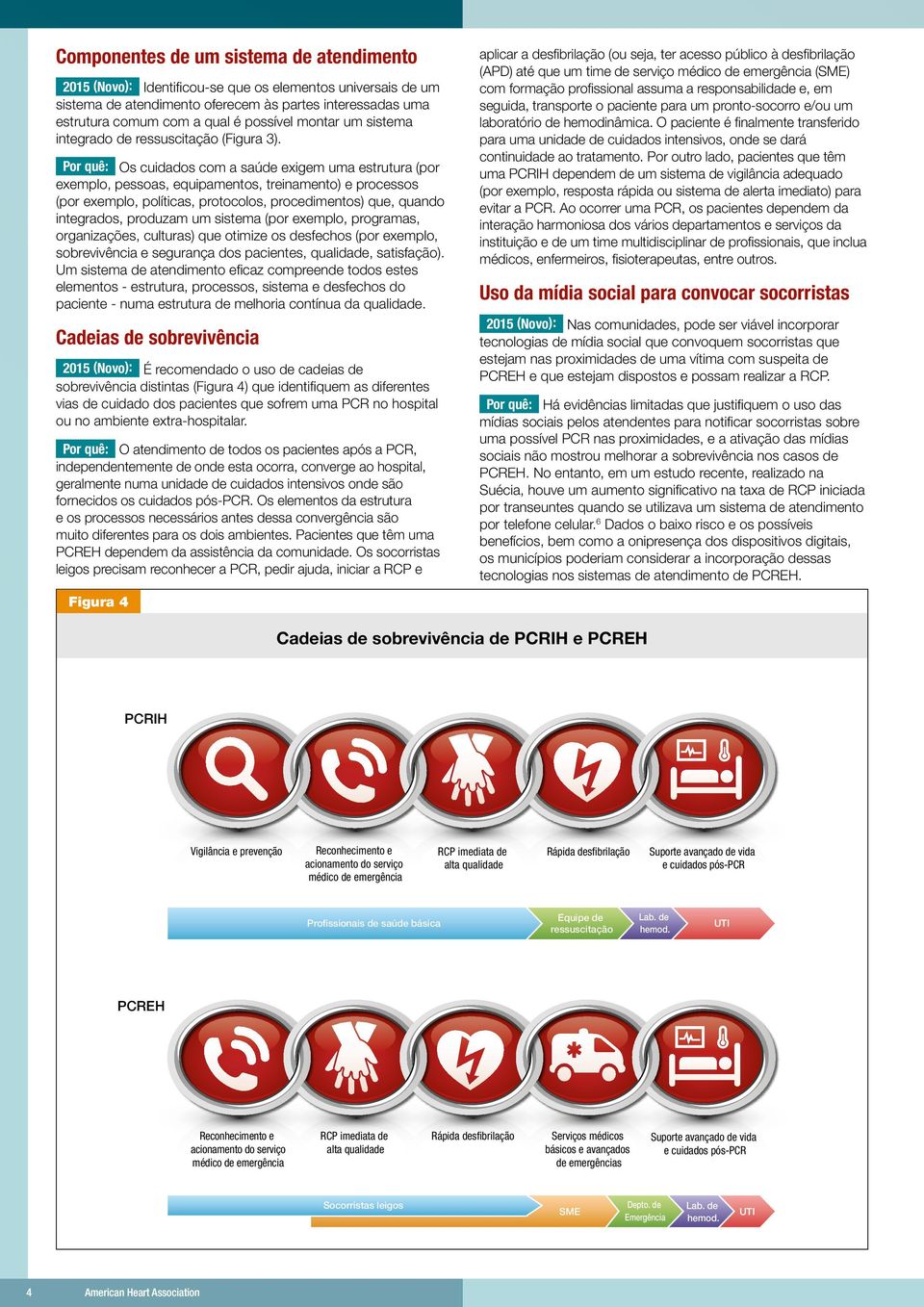 Por quê: Os cuidados com a saúde exigem uma estrutura (por exemplo, pessoas, equipamentos, treinamento) e processos (por exemplo, políticas, protocolos, procedimentos) que, quando integrados,