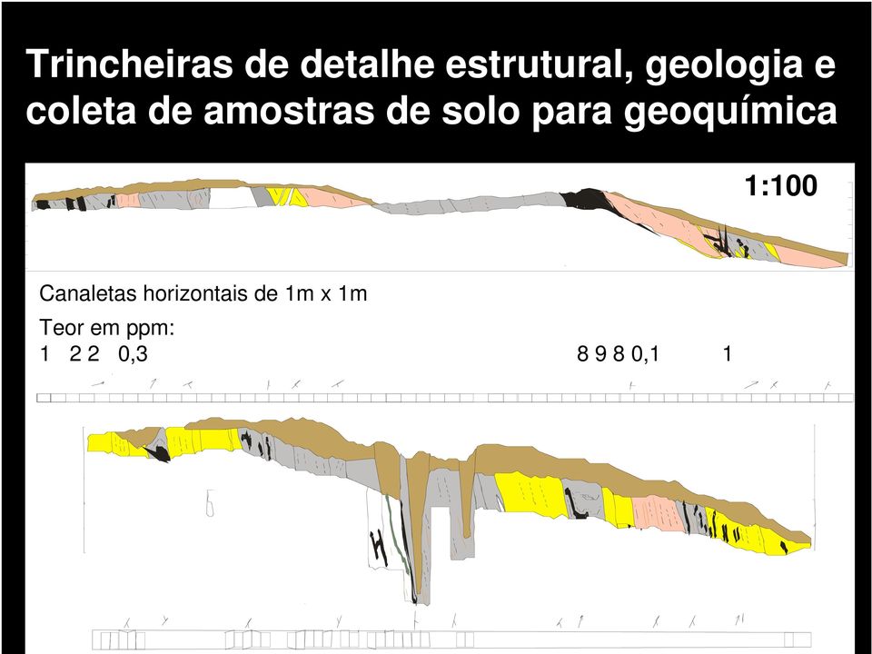 para geoquímica 1:100 Canaletas