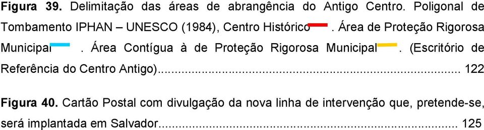 Área de Proteção Rigorosa Municipal. Área Contígua à de Proteção Rigorosa Municipal.