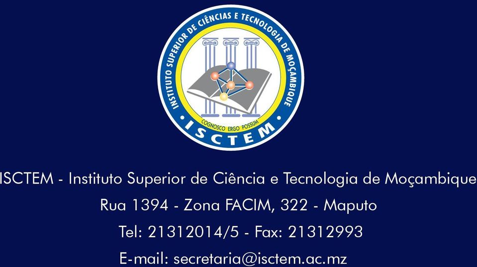 FACIM, 322 - Maputo Tel: 21312014/5 -