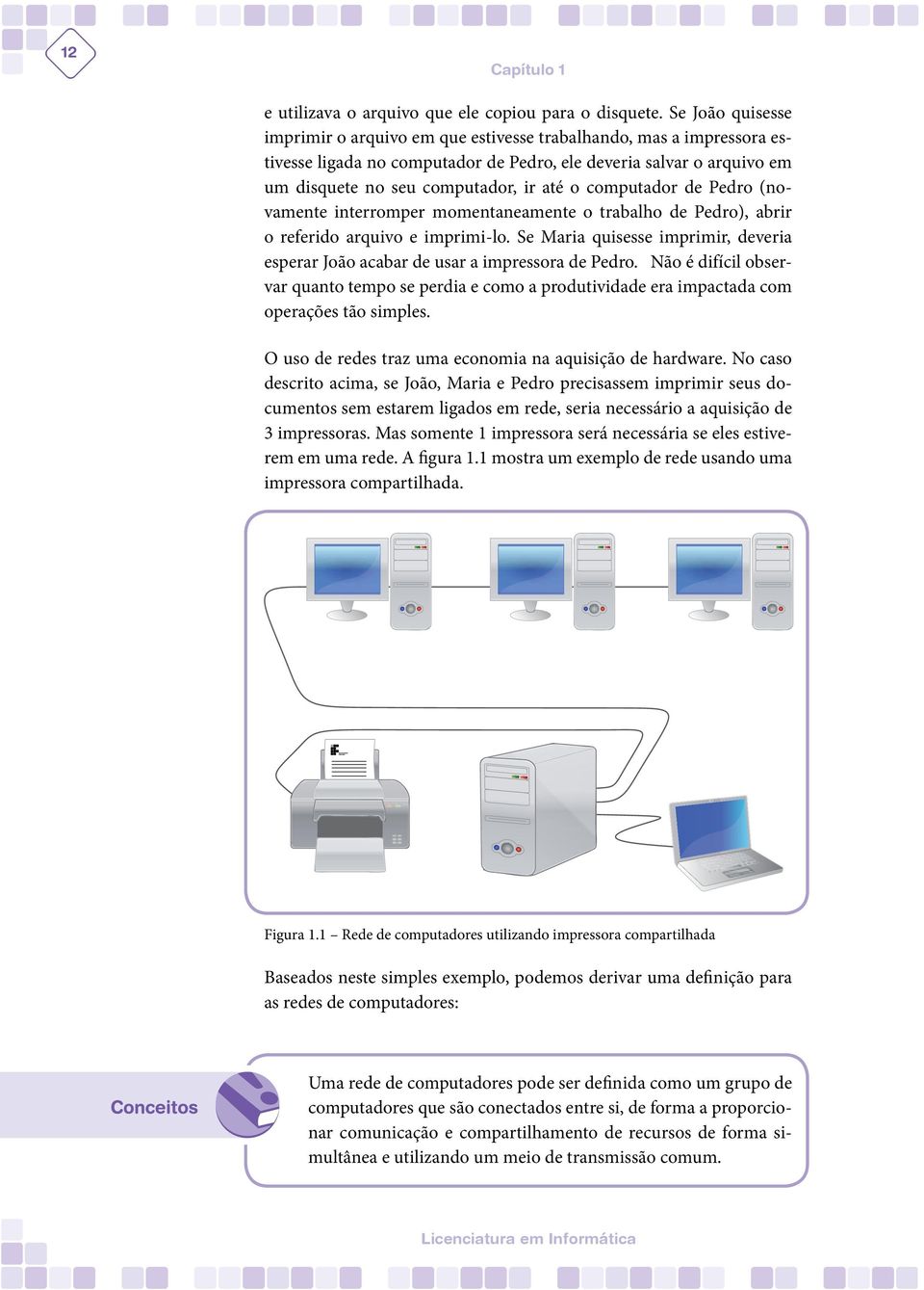 computador de Pedro (novamente interromper momentaneamente o trabalho de Pedro), abrir o referido arquivo e imprimi-lo.