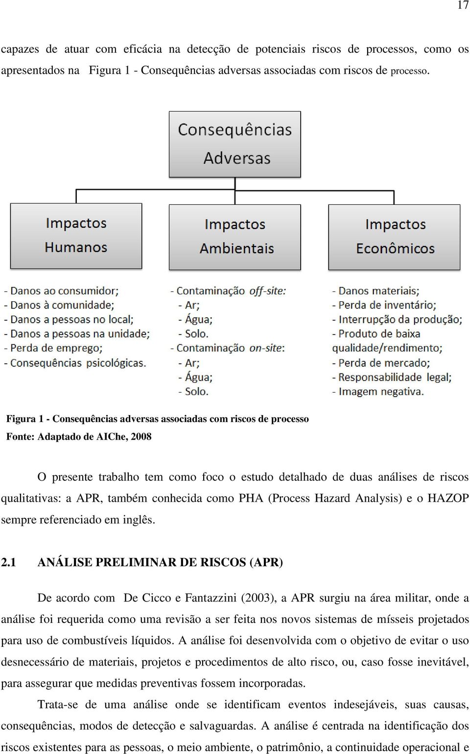 também conhecida como PHA (Process Hazard Analysis) e o HAZOP sempre referenciado em inglês. 2.