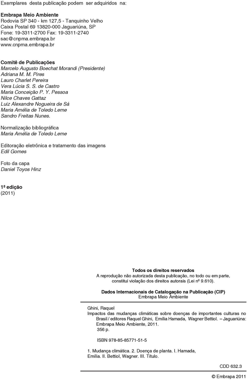 M. Pires Lauro Charlet Pereira Vera Lúcia S. S. de Castro Maria Conceição P. Y. Pessoa Nilce Chaves Gattaz Luiz Alexandre Nogueira de Sá Maria Amélia de Toledo Leme Sandro Freitas Nunes.