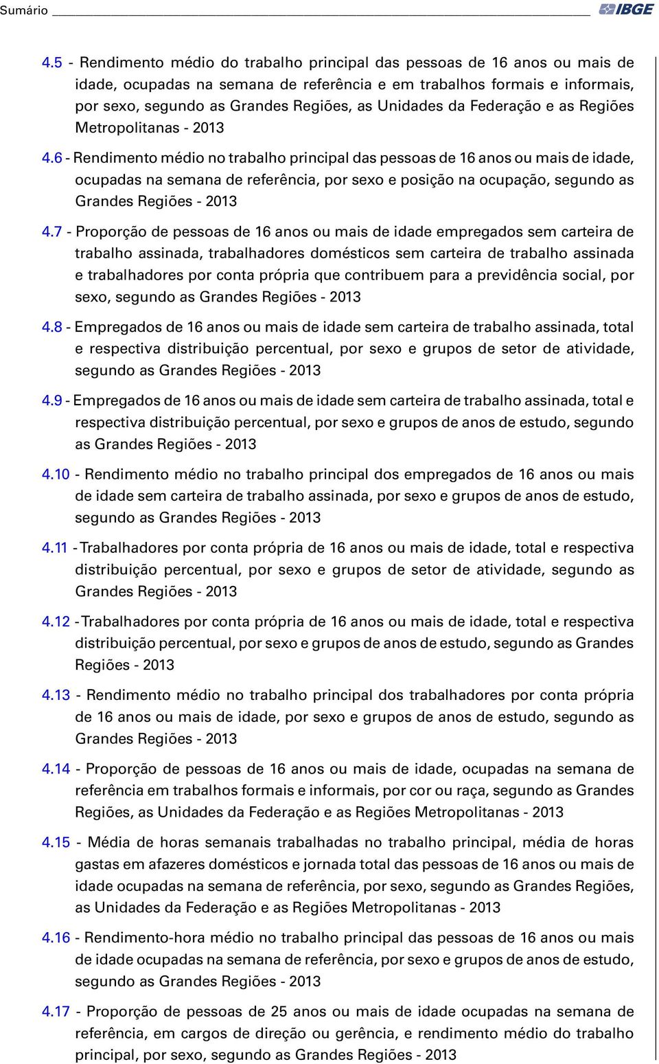Unidades da Federação e as Regiões Metropolitanas - 2013 4.