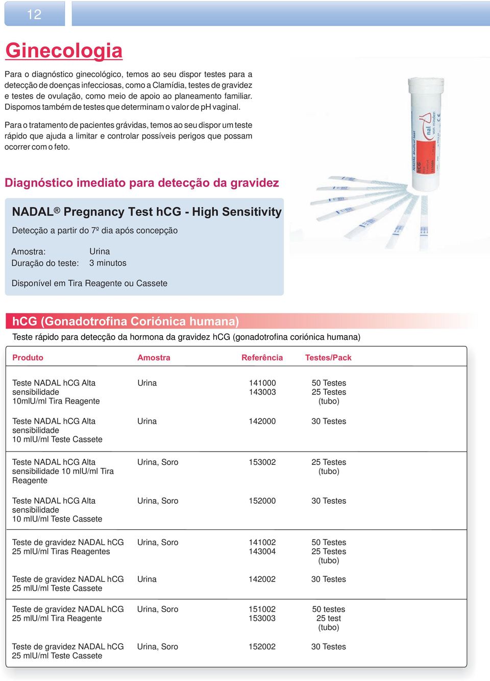 Para o tratamento de pacientes grávidas, temos ao seu dispor um teste rápido que ajuda a limitar e controlar possíveis perigos que possam ocorrer com o feto.