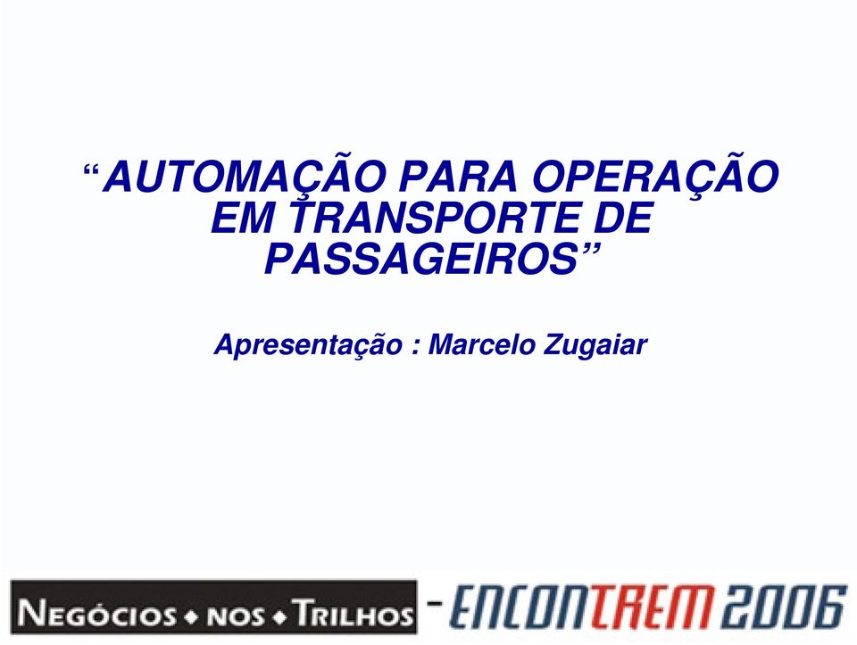 TRANSPORTE DE