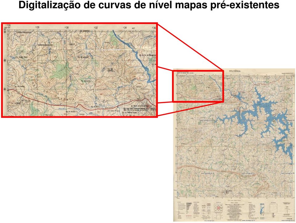 nível mapas