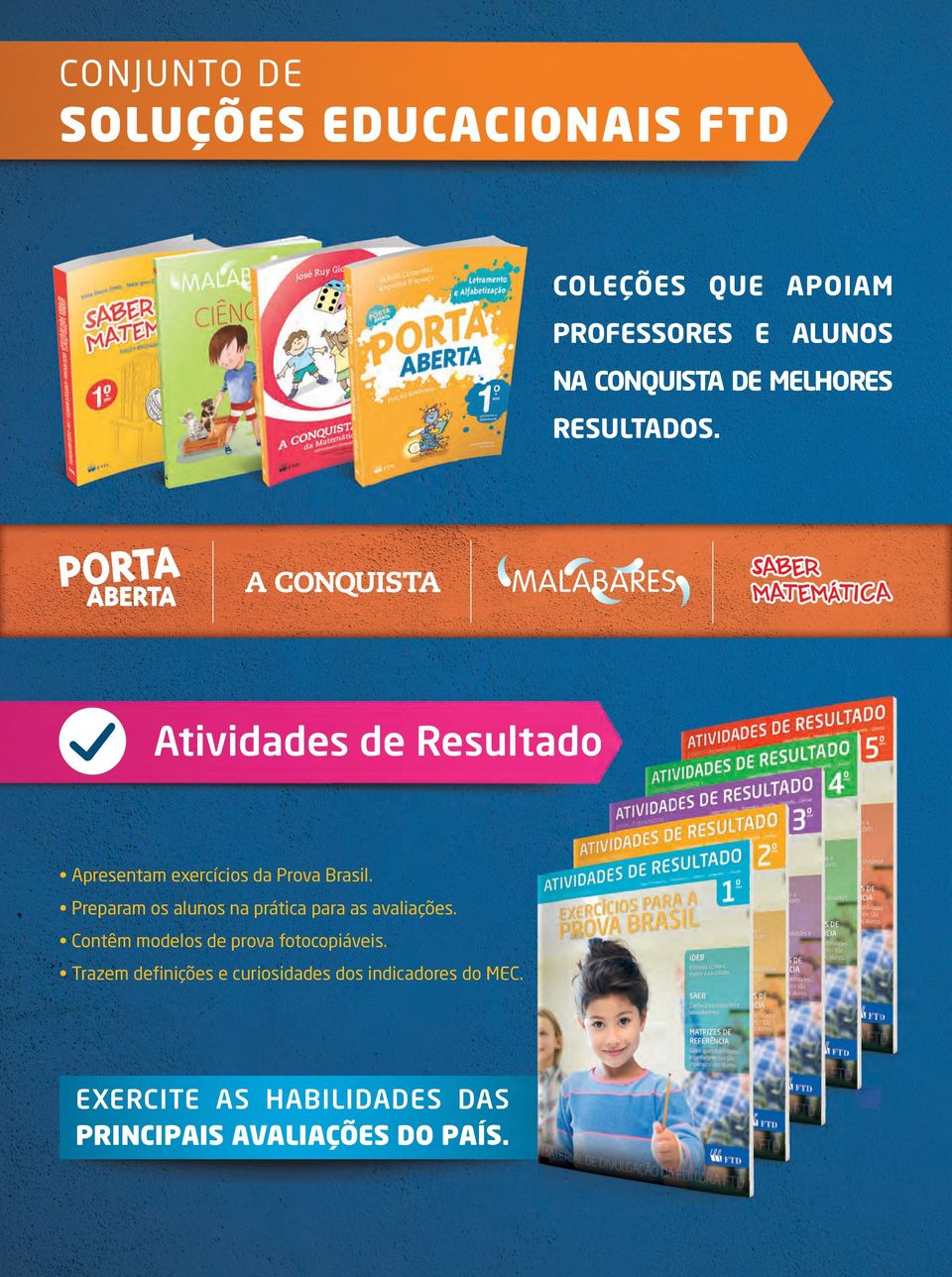 Preparam os alunos na prática para as avaliações. Contêm modelos de prova fotocopiáveis.