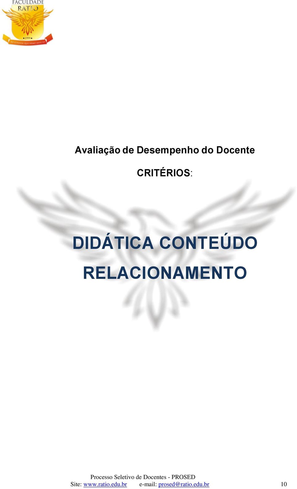 CONTEÚDO RELACIONAMENTO Site:
