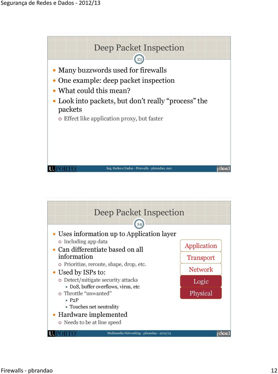 Including app data Can differentiate based on all information Prioritize, reroute, shape, drop, etc.