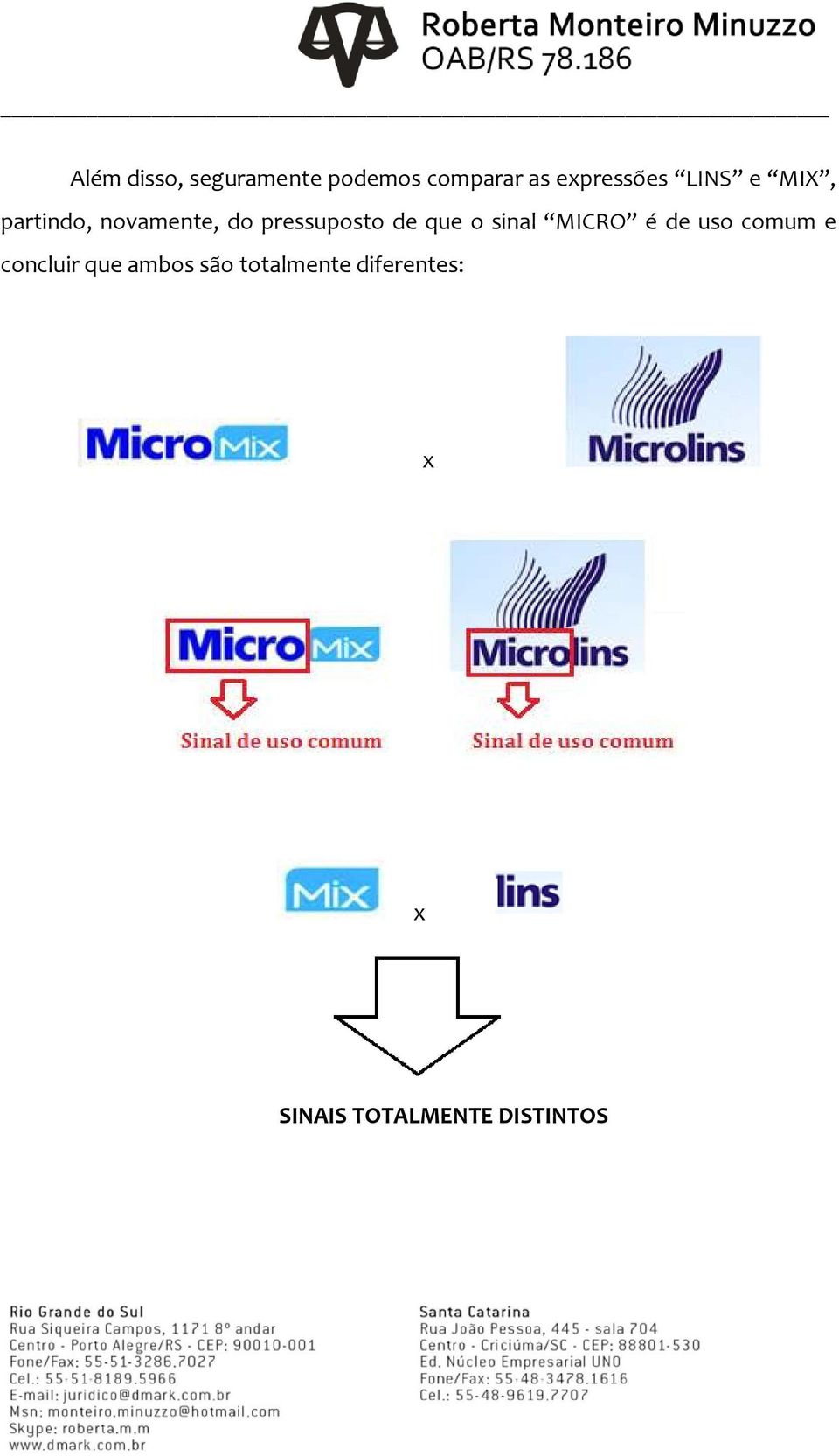 o sinal MICRO é de uso comum e concluir que ambos são