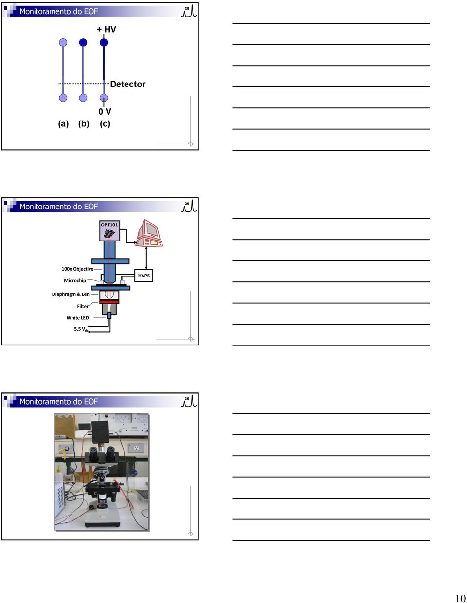 Objective Microchip HVPS Diaphragm & Len