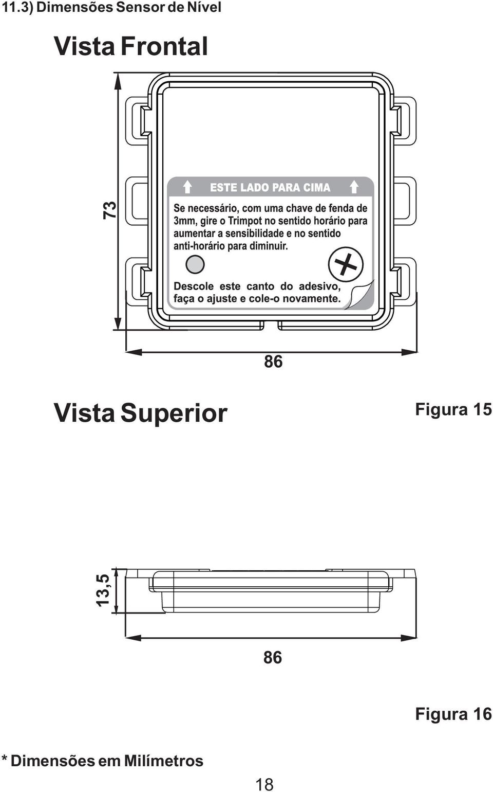 Vista Superior Figura 15 13,5